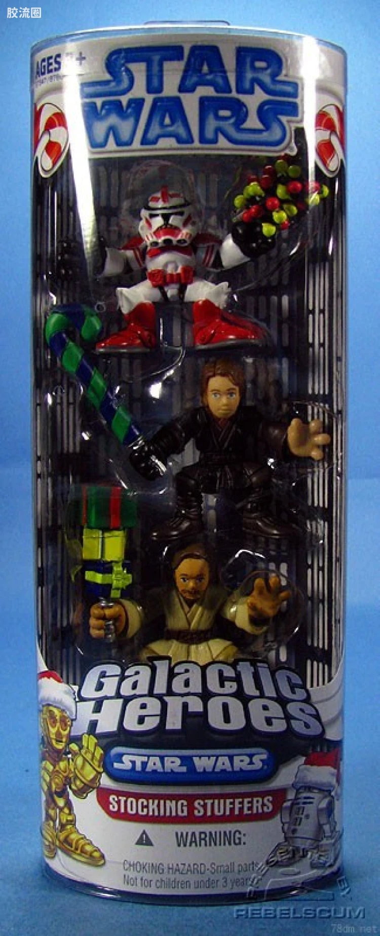 星球大战 Galactic Heroes 圣诞版套装系列 Set IV: Obi-Wan Kenobi | Anakin Skywalker | Shock Trooper
