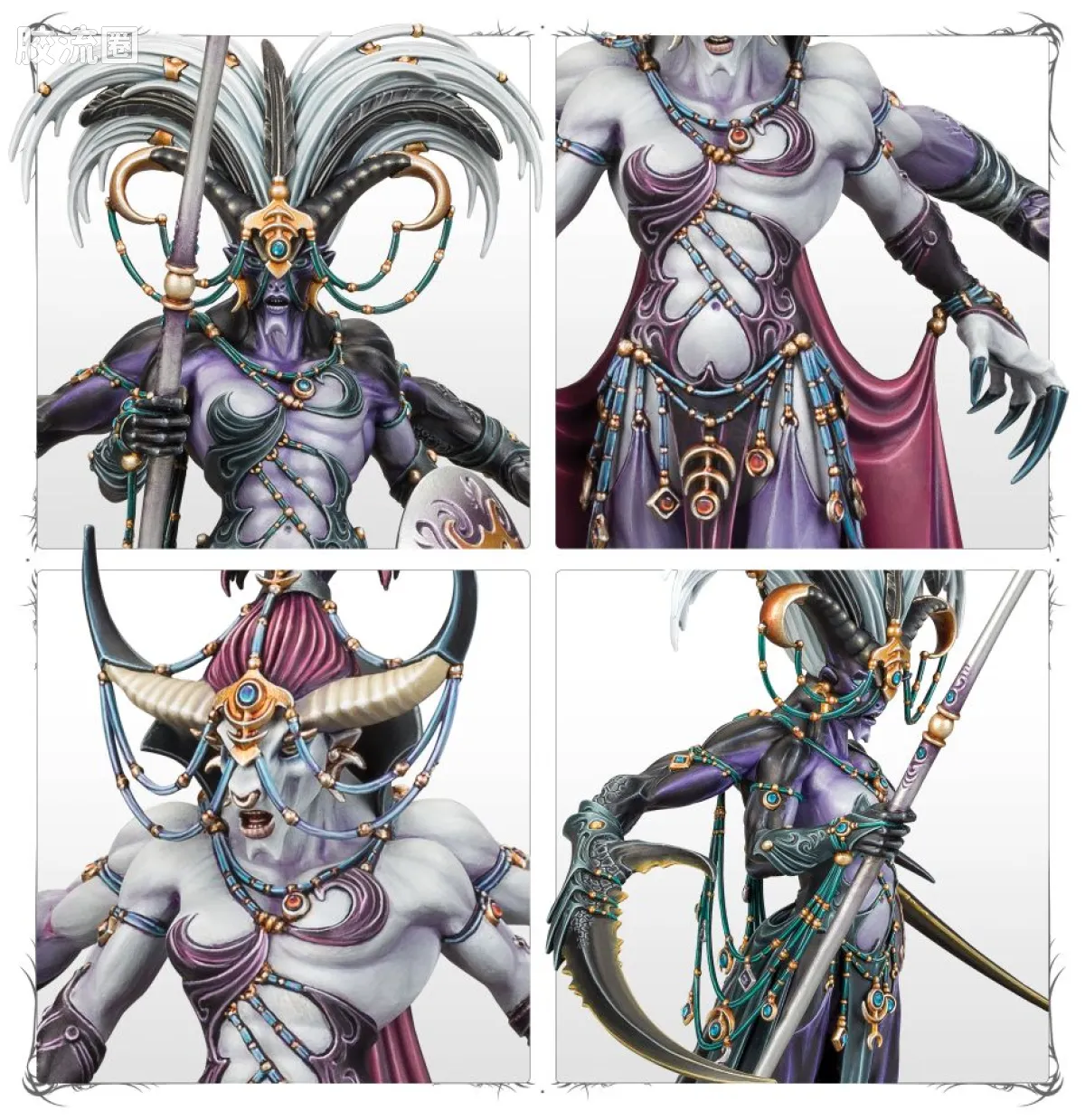 战锤40K Chaos Daemons 混沌恶魔 8版 色孽 夏拉希·魔灾 - 图片
