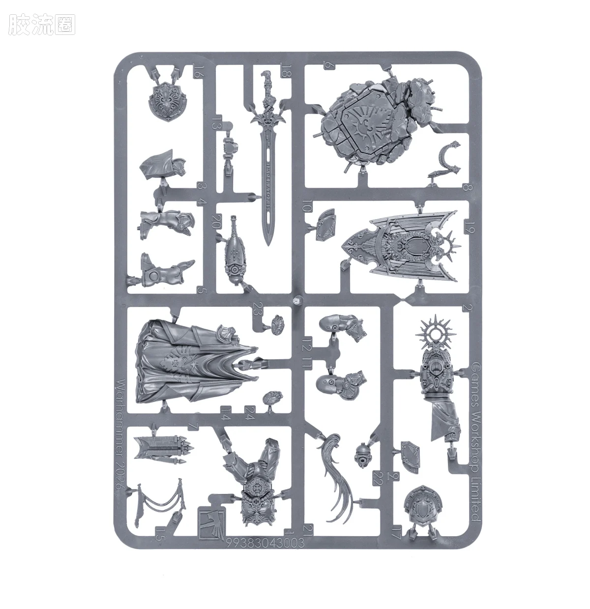 战锤40K Adeptus Custodes 帝皇禁军 盾卫队长 - 图片