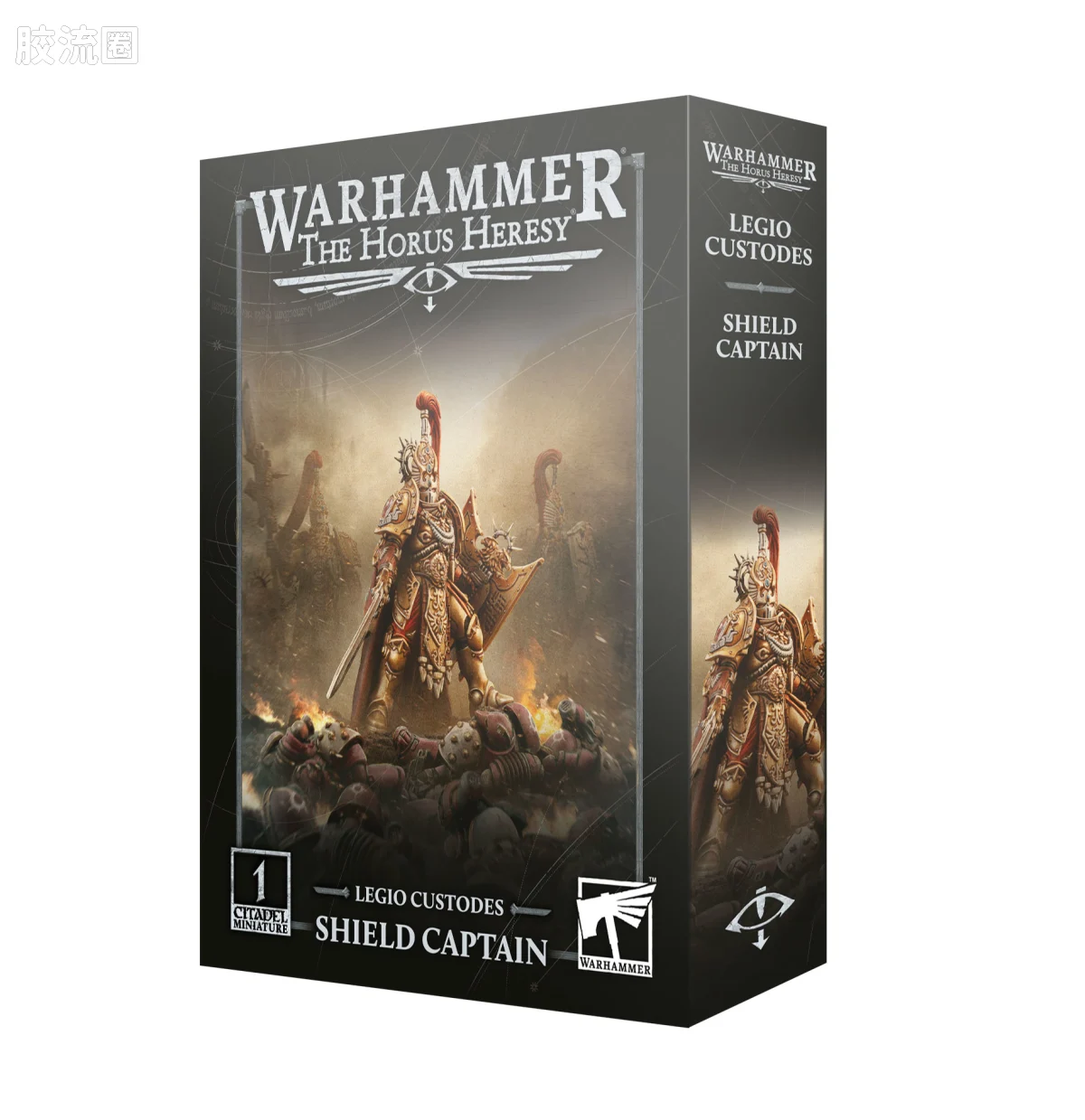战锤40K Adeptus Custodes 帝皇禁军 盾卫队长 - 图片
