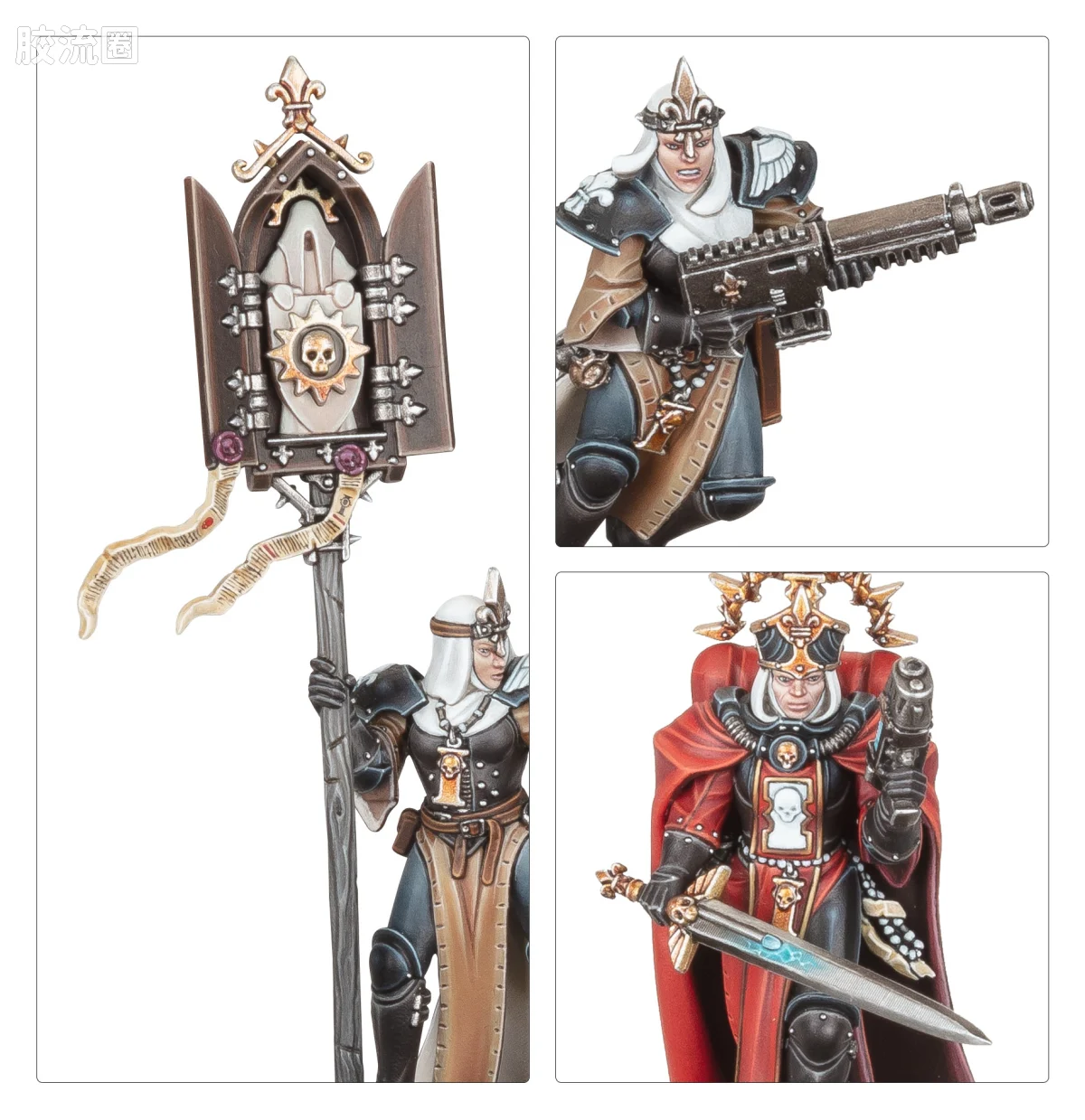 战锤40K Adepta Sororitas 修女会 9版 杀戮小队 见习修女 - 图片