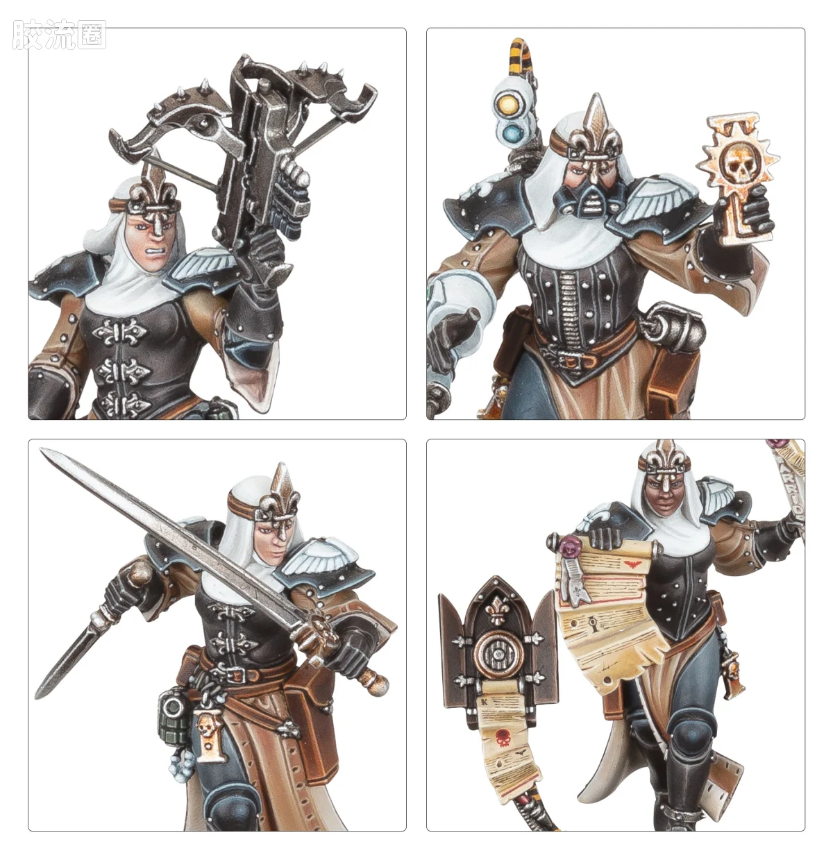 战锤40K Adepta Sororitas 修女会 9版 杀戮小队 见习修女 - 图片