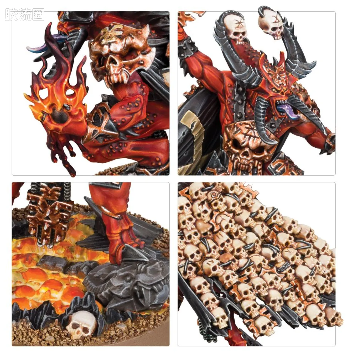 战锤40K Chaos Daemons 混沌恶魔 8版 恐虐 夺颅者 - 图片