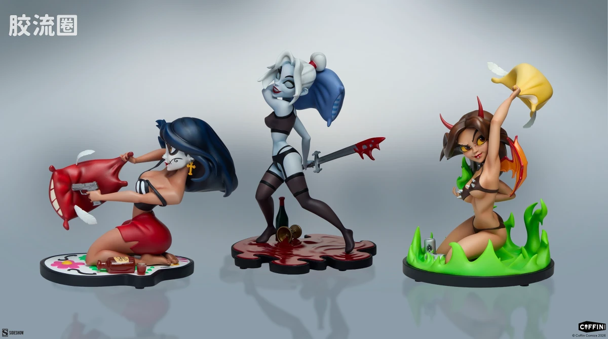 sideshow静态模型系列 Designer Collectible Statue 地狱过夜 - 图片