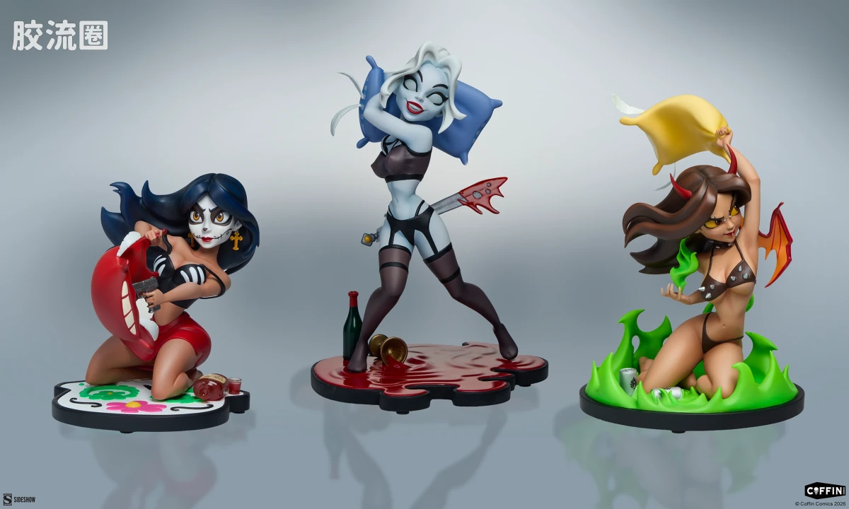 sideshow静态模型系列 Designer Collectible Statue 地狱过夜 - 图片