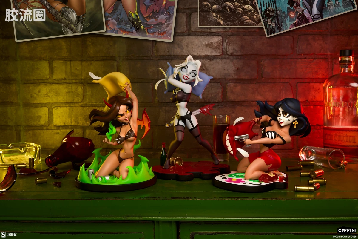 sideshow静态模型系列 Designer Collectible Statue 地狱过夜 - 图片