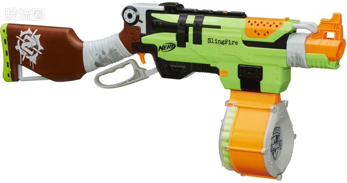 NERF ZOMBIE STRIKE系列 Slingfire 弹鼓版