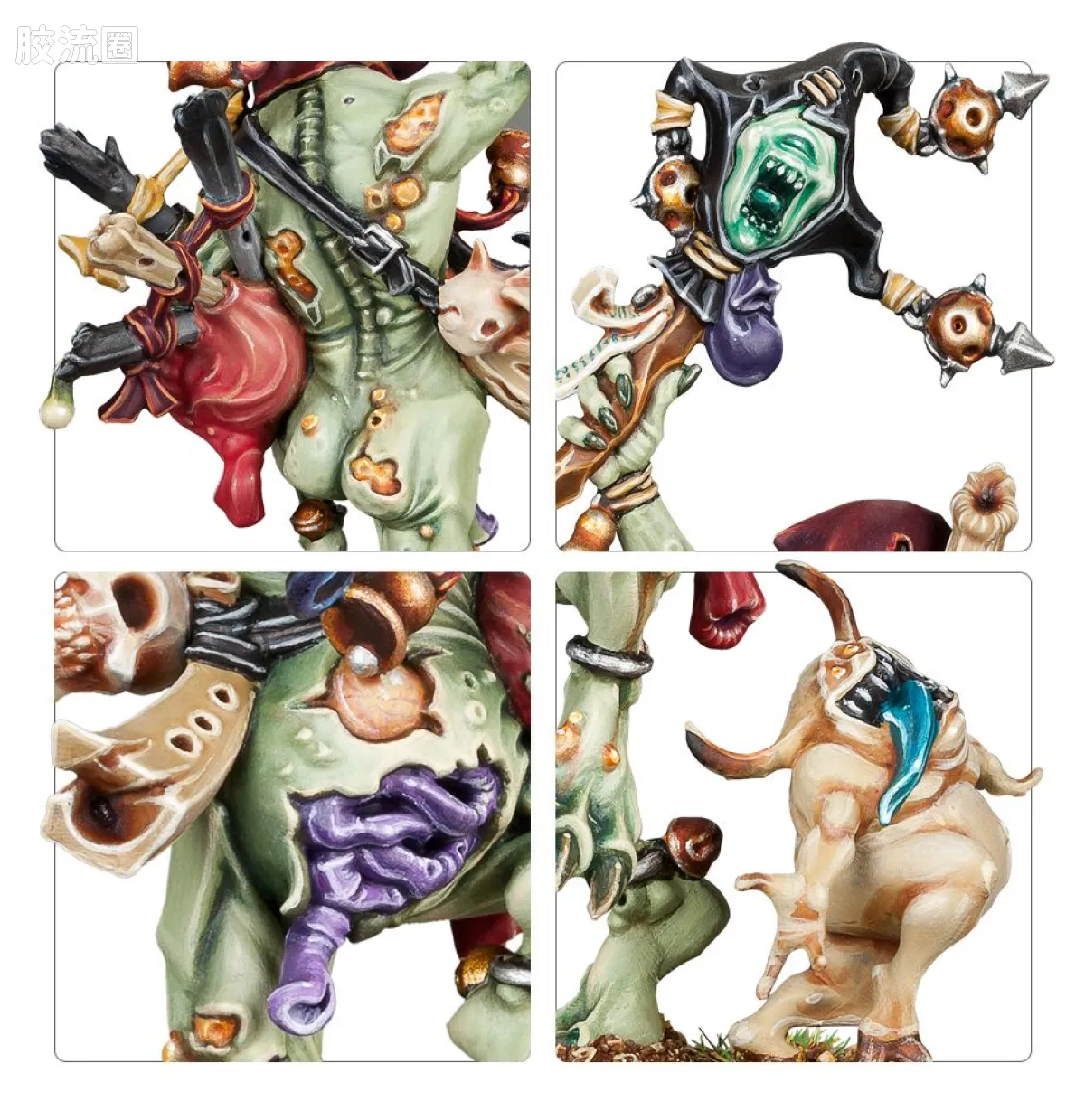 战锤40K Chaos Daemons 混沌恶魔 8版 纳垢 雀跃乐手 - 图片