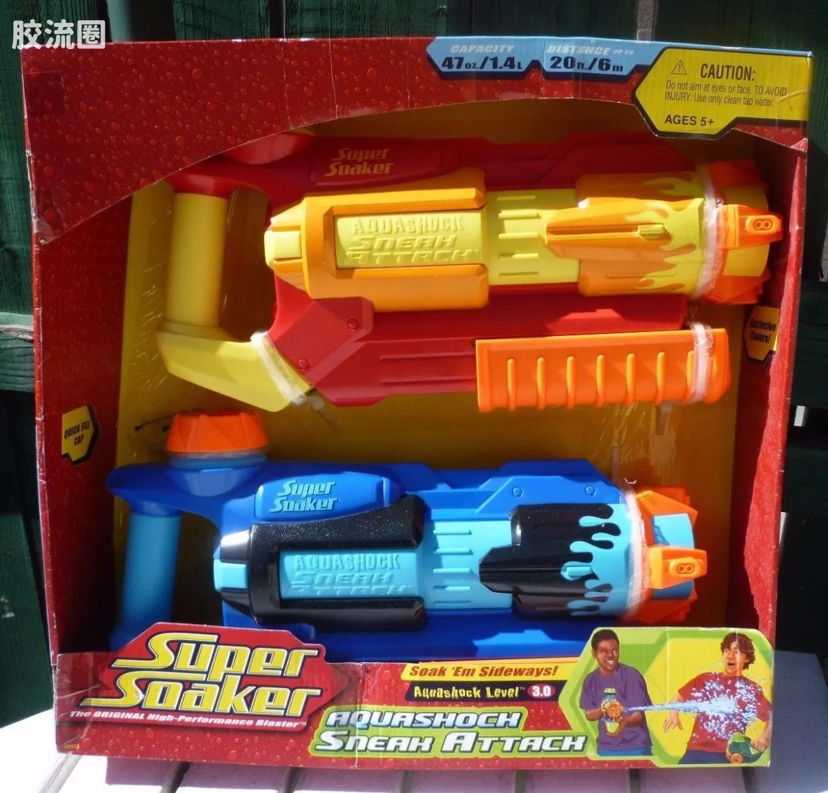SUPER SOAKER系列 Aquashock Sneak Attack 黄红&蓝蓝配色