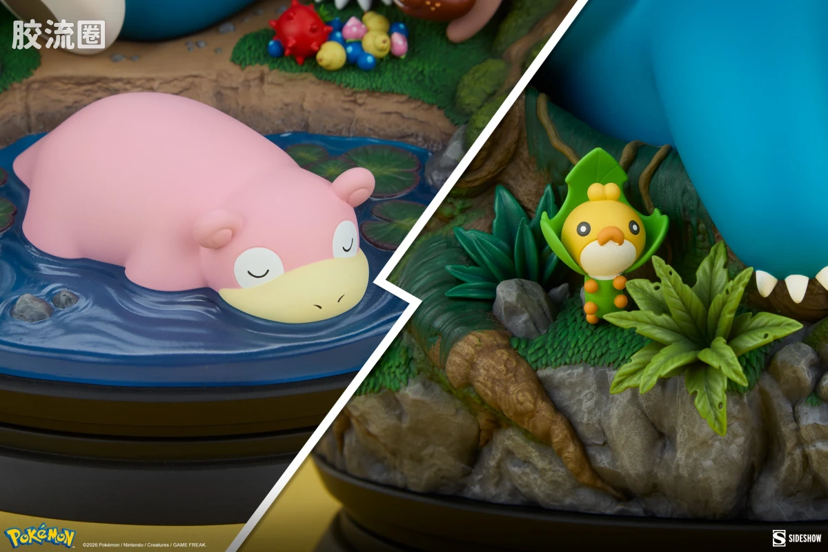 sideshow静态模型系列 Polystone Diorama 卡比兽 - 图片