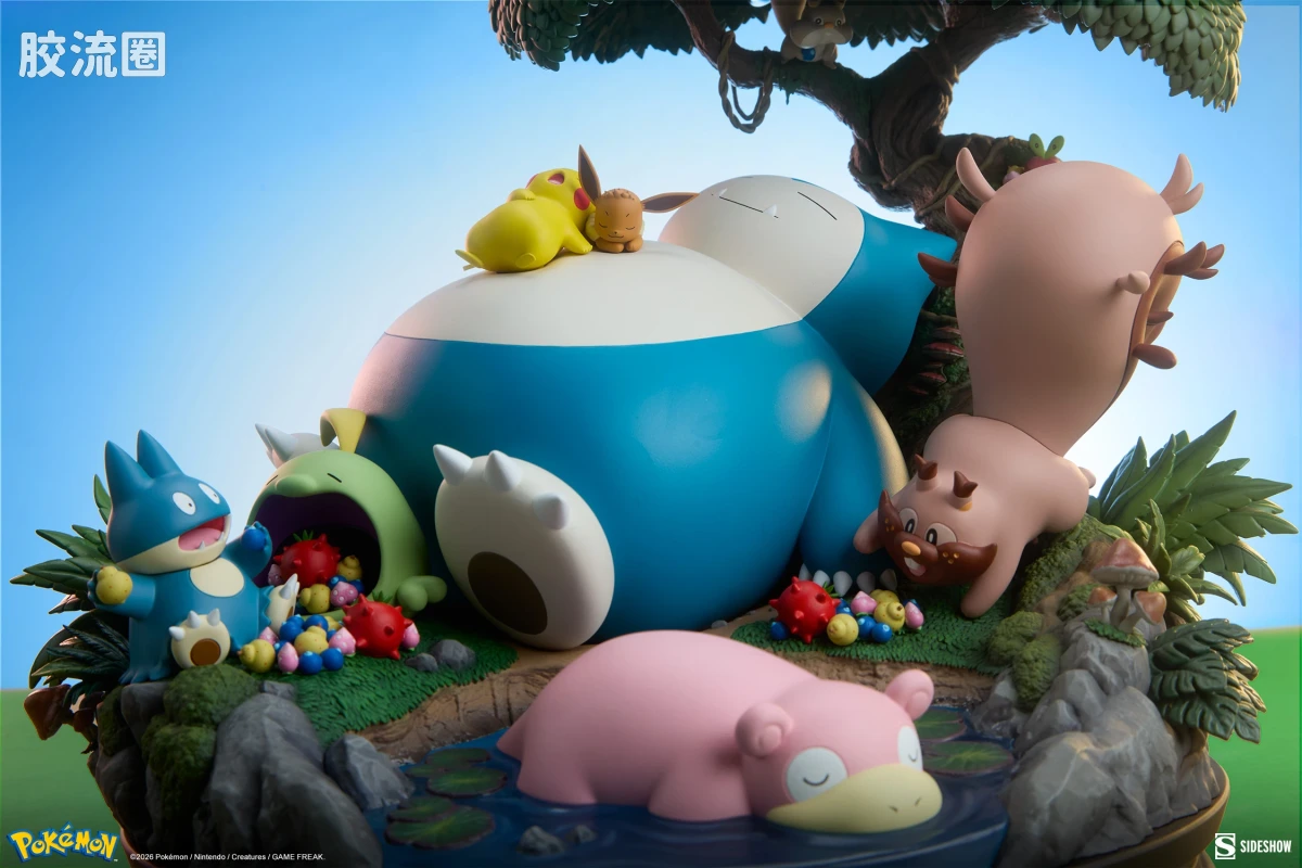 sideshow静态模型系列 Polystone Diorama 卡比兽 - 图片