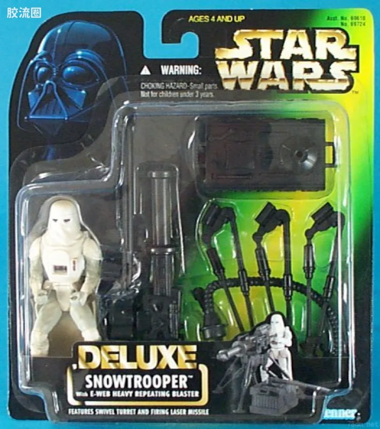 星球大战 THE POWER OF THE FORCE 加强版系列 Snowtrooper w/ E-Web Heavy Repeating Blaster