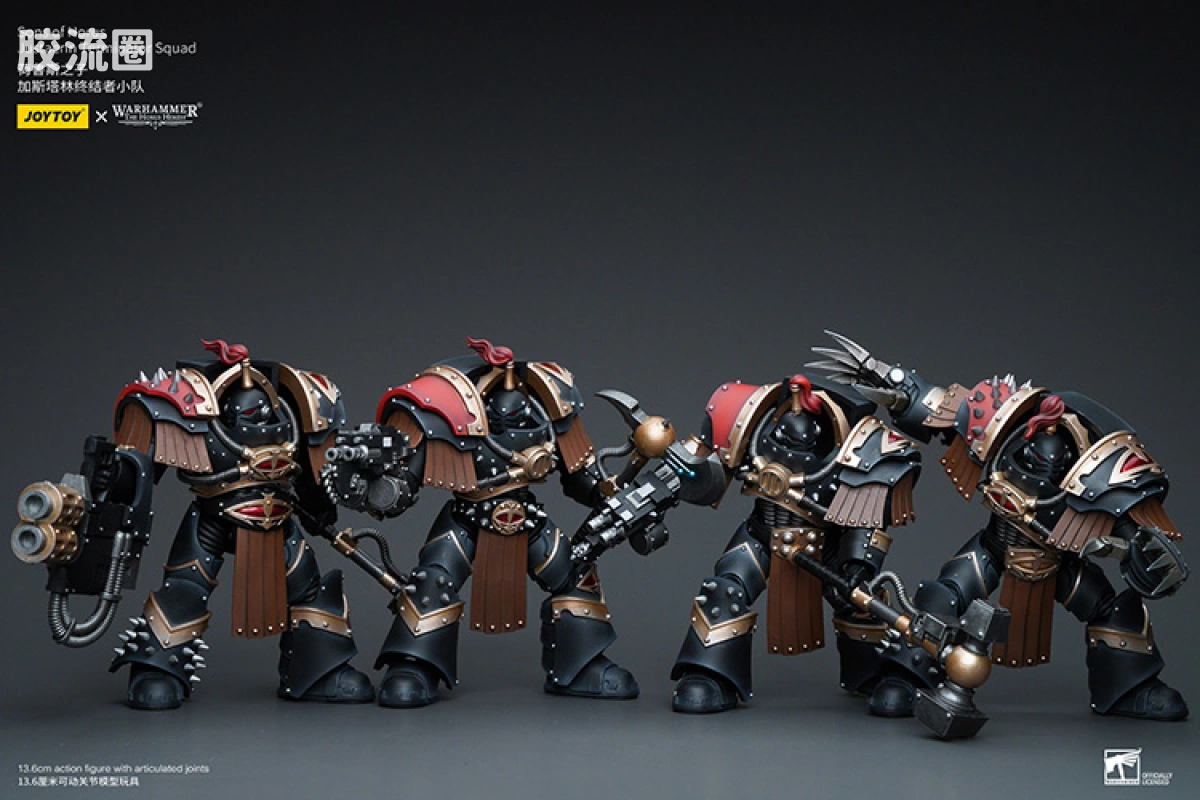 JOYTOY x 战锤40K 荷鲁斯之子 战团 HH荷鲁斯之子 加斯塔林终结者小队 - 图片