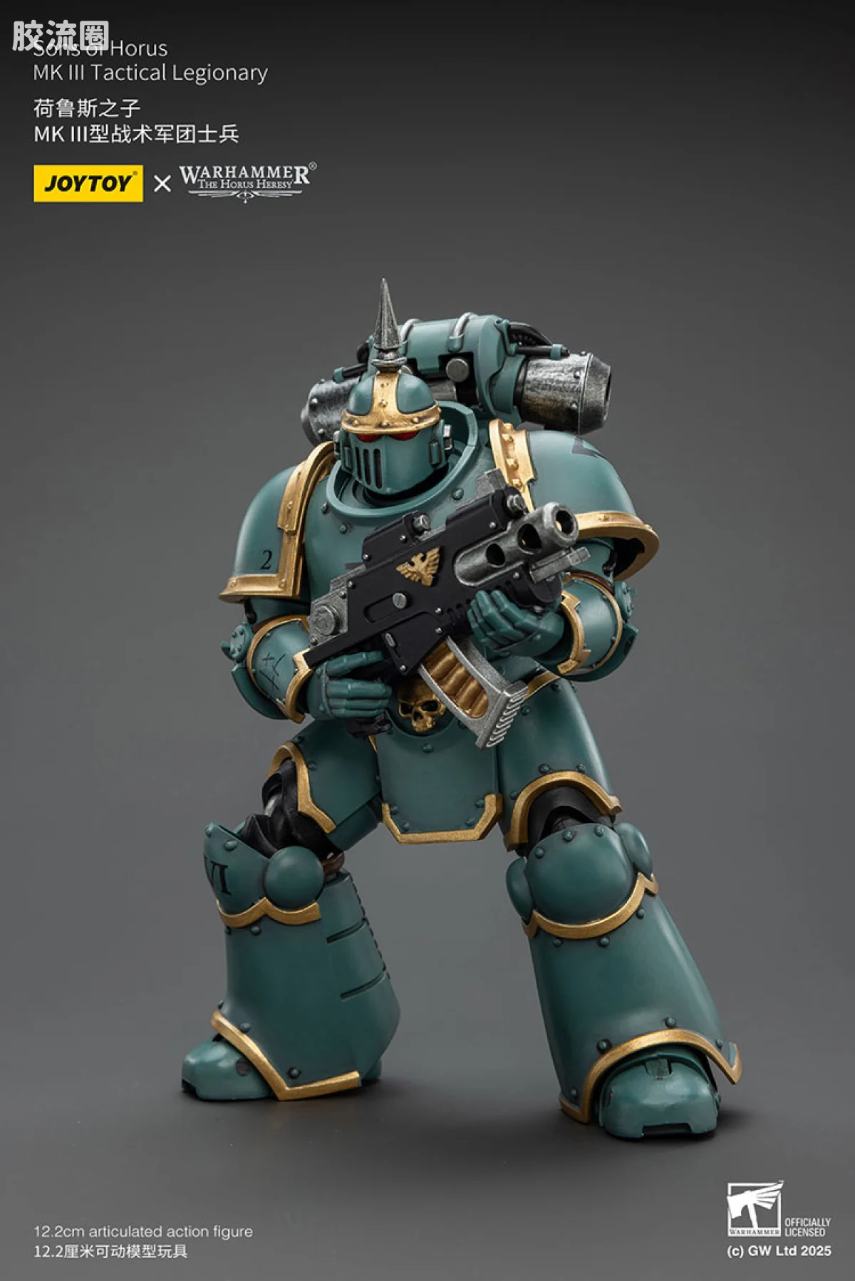 JOYTOY x 战锤40K 荷鲁斯之子 战团 HH荷鲁斯之子 MK3型战术军团士兵 - 图片
