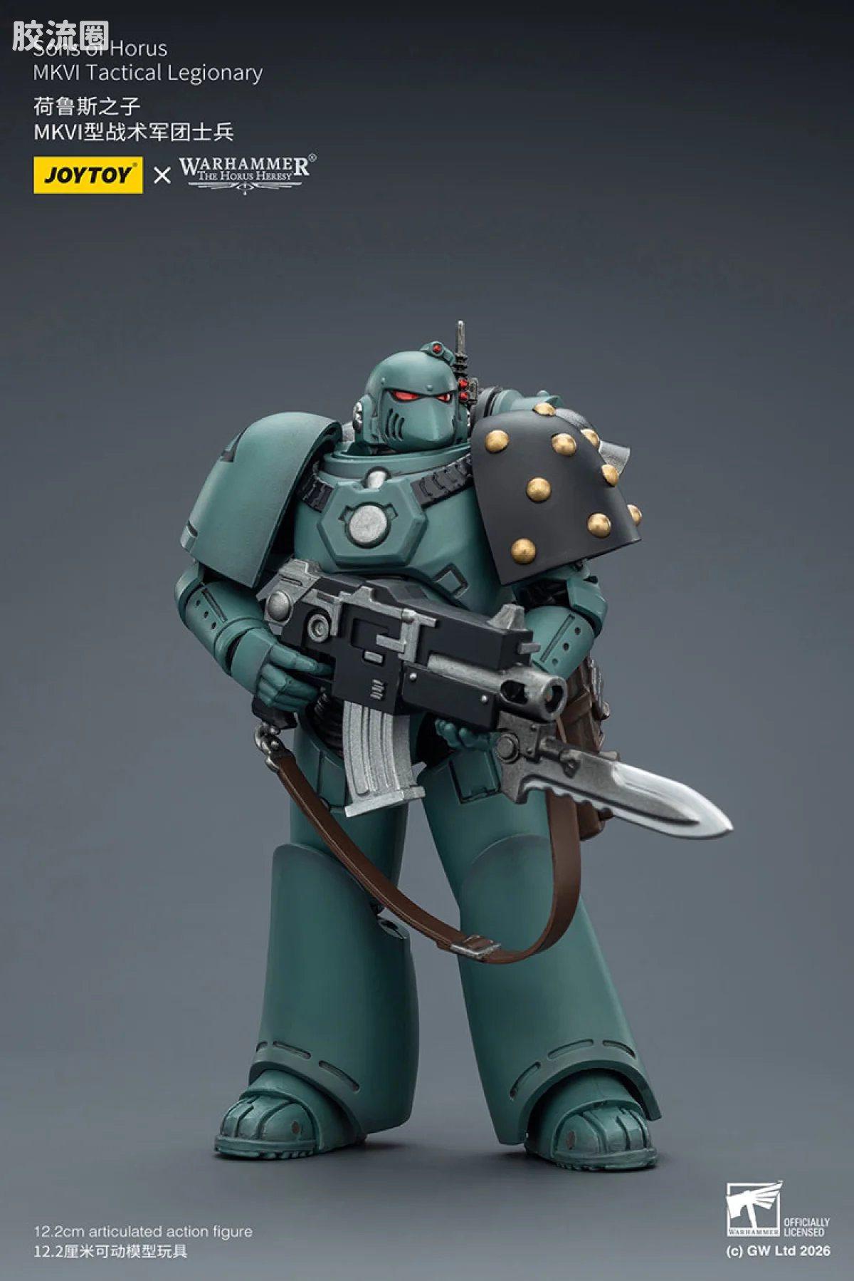 JOYTOY x 战锤40K 荷鲁斯之子 战团 HH荷鲁斯之子 MK6型战术军团士兵 - 图片