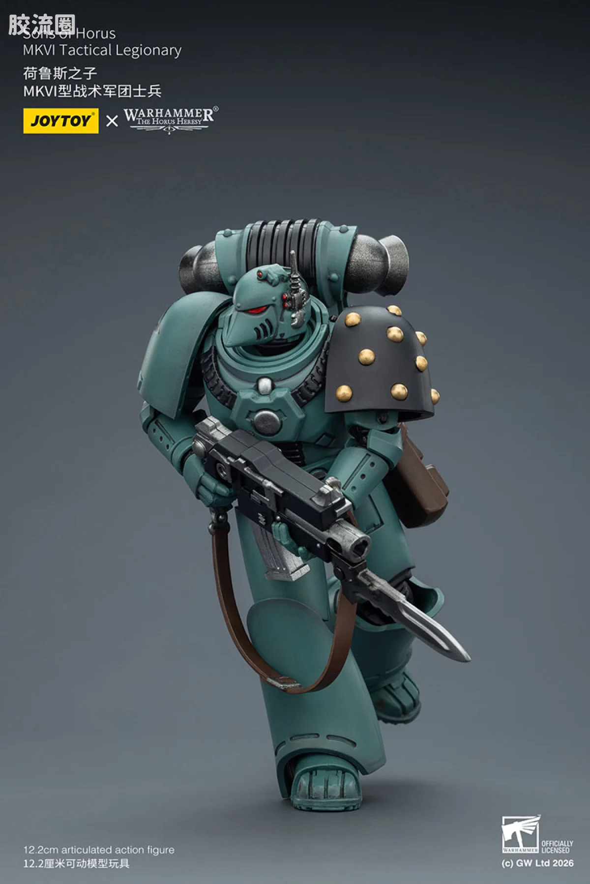JOYTOY x 战锤40K 荷鲁斯之子 战团 HH荷鲁斯之子 MK6型战术军团士兵 - 图片