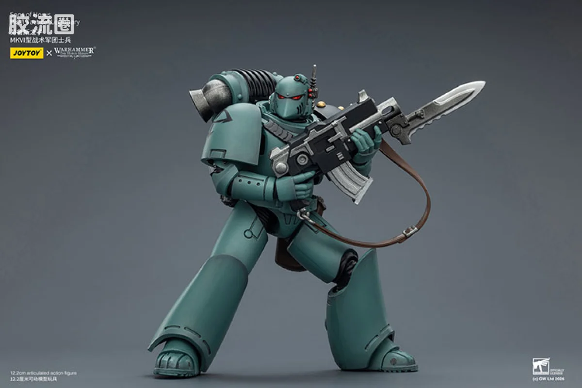 JOYTOY x 战锤40K 荷鲁斯之子 战团 HH荷鲁斯之子 MK6型战术军团士兵 - 图片