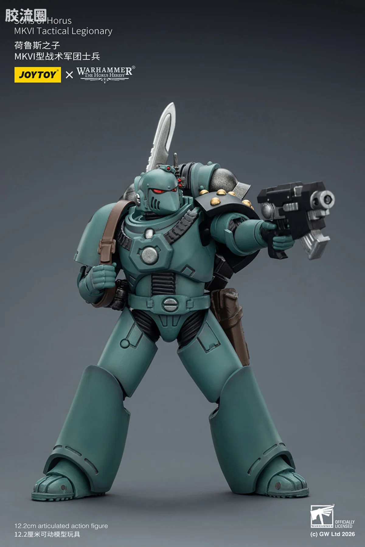 JOYTOY x 战锤40K 荷鲁斯之子 战团 HH荷鲁斯之子 MK6型战术军团士兵 - 图片