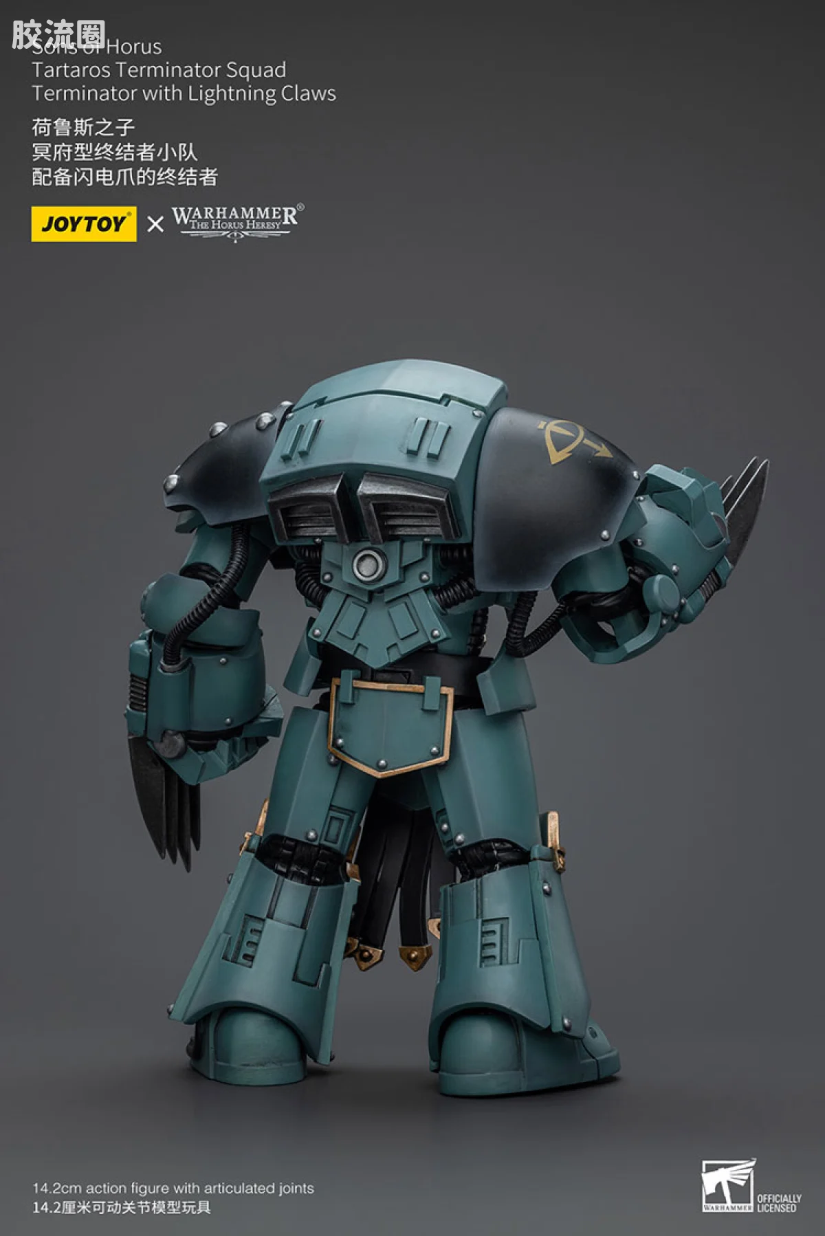 JOYTOY x 战锤40K 荷鲁斯之子 战团 HH荷鲁斯之子冥府型终结者小队 - 图片