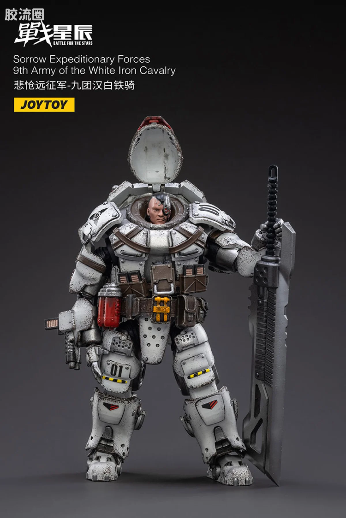 JOYTOY 战星辰系列 1/18兵人 悲怆远征军-九团汉白铁骑 - 图片