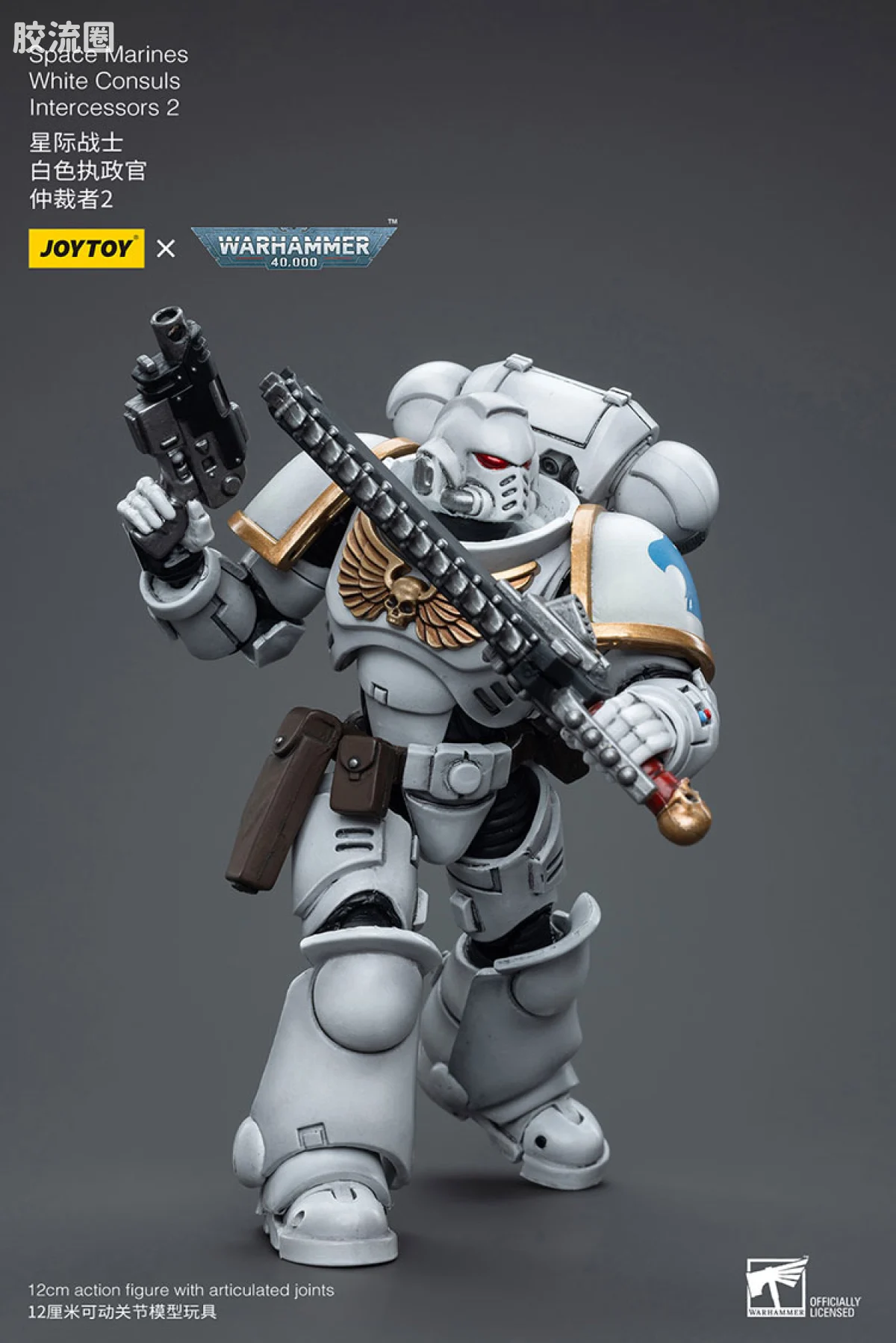 JOYTOY x 战锤40K 其他星际战士战团 白色执政官 仲裁者2 - 图片