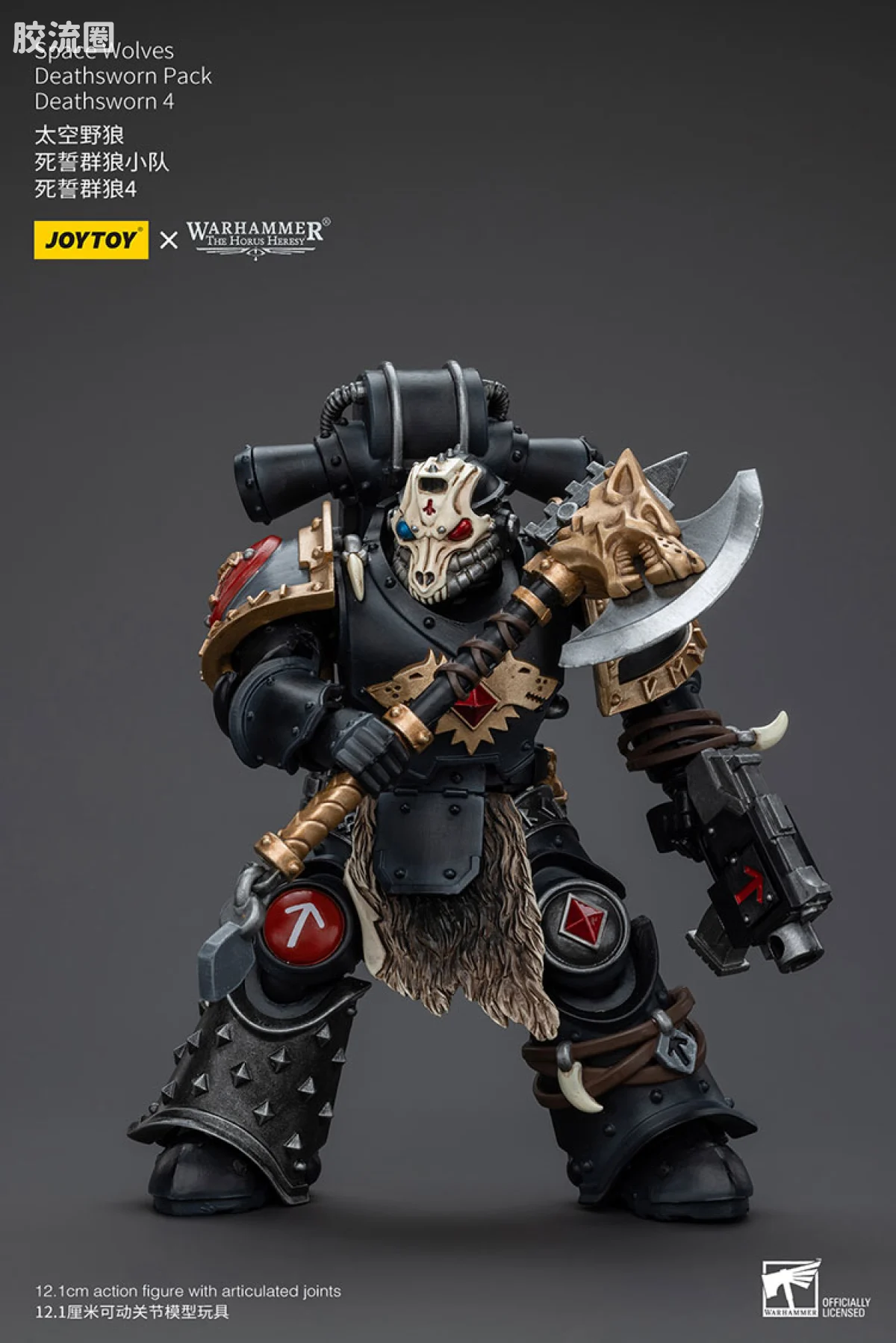 JOYTOY x 战锤40K 太空野狼 HH太空野狼死誓群狼小队 - 图片
