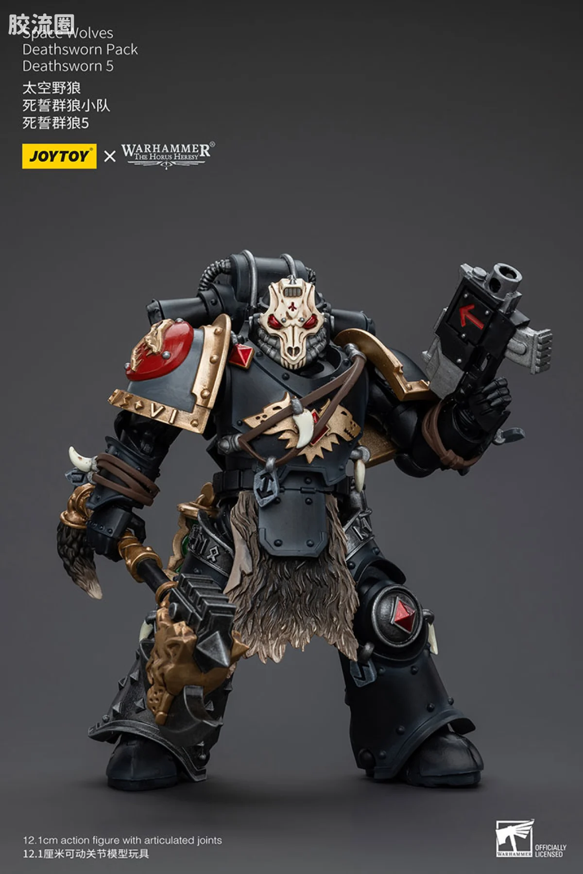JOYTOY x 战锤40K 太空野狼 HH太空野狼死誓群狼小队 - 图片