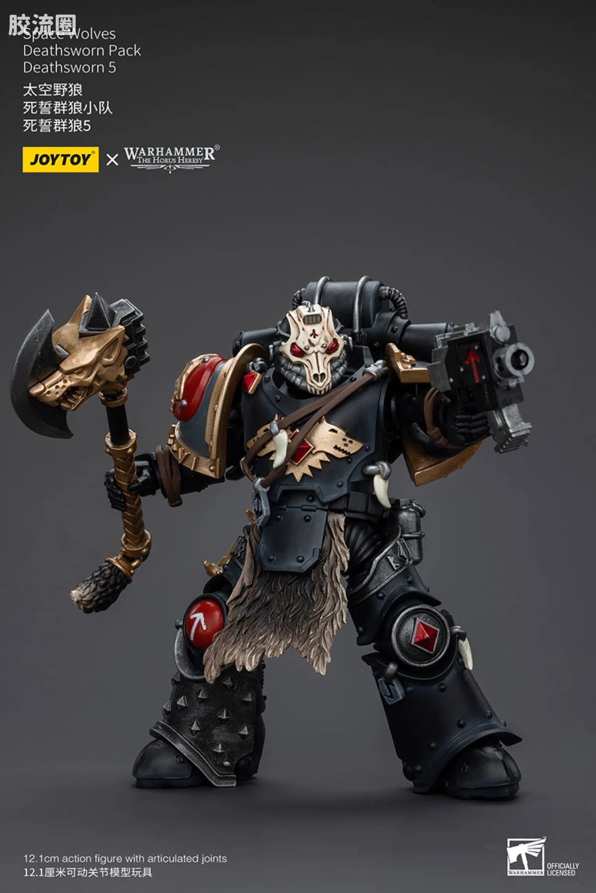 JOYTOY x 战锤40K 太空野狼 HH太空野狼死誓群狼小队 - 图片