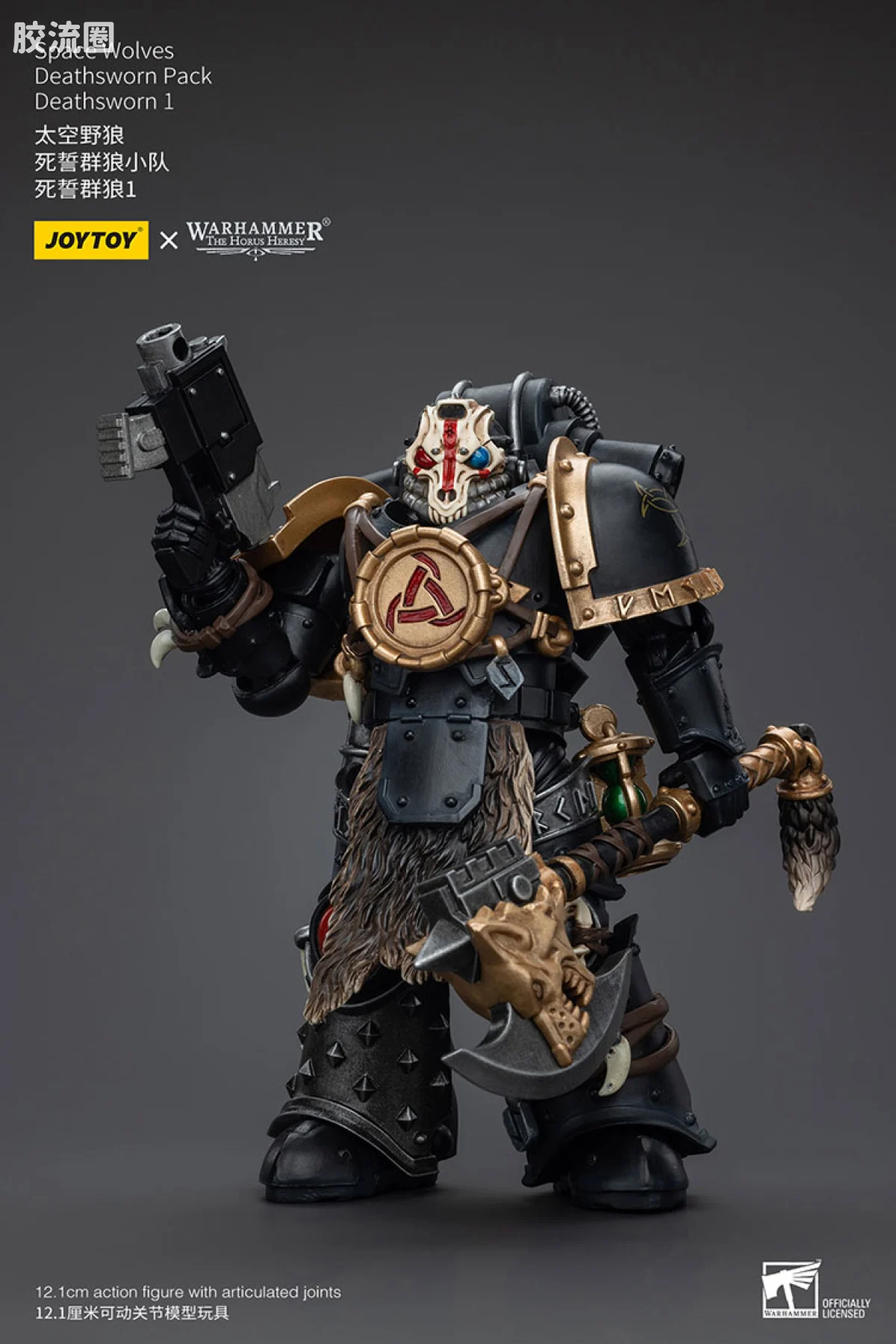 JOYTOY x 战锤40K 太空野狼 HH太空野狼死誓群狼小队 - 图片