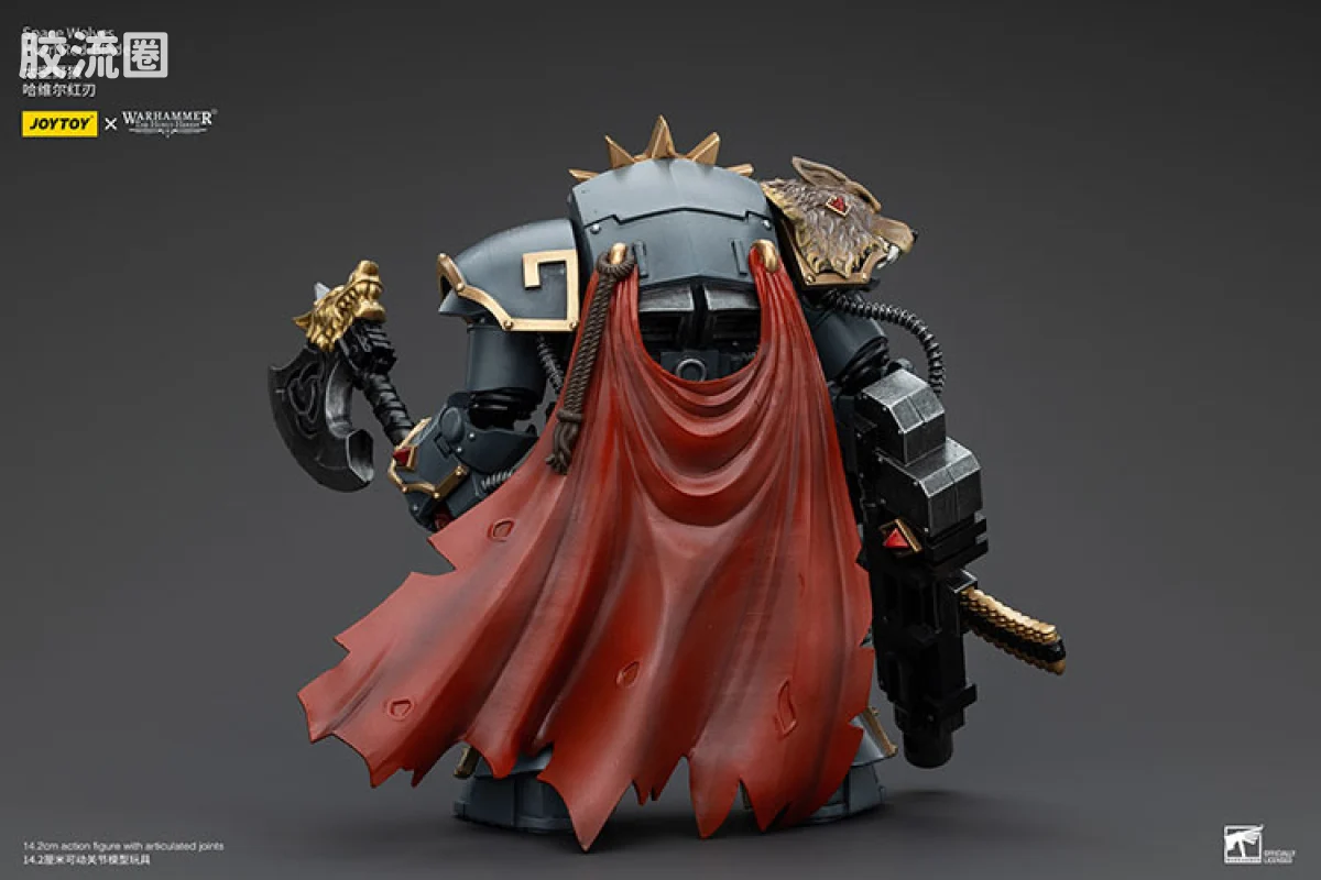 JOYTOY x 战锤40K 太空野狼 HH太空野狼 哈维尔红刃 - 图片