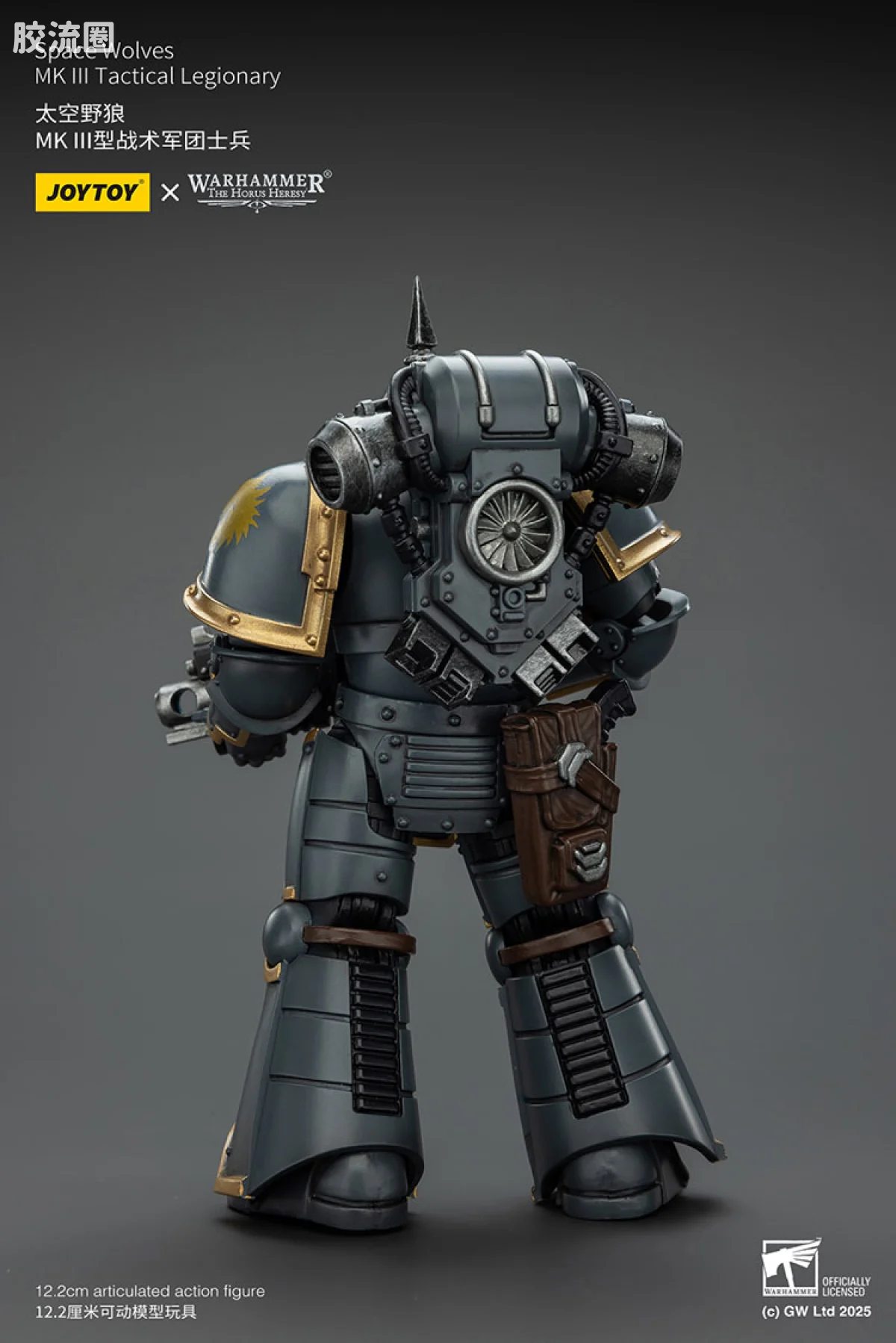 JOYTOY x 战锤40K 太空野狼 HH太空野狼 MK3型战术军团士兵 - 图片