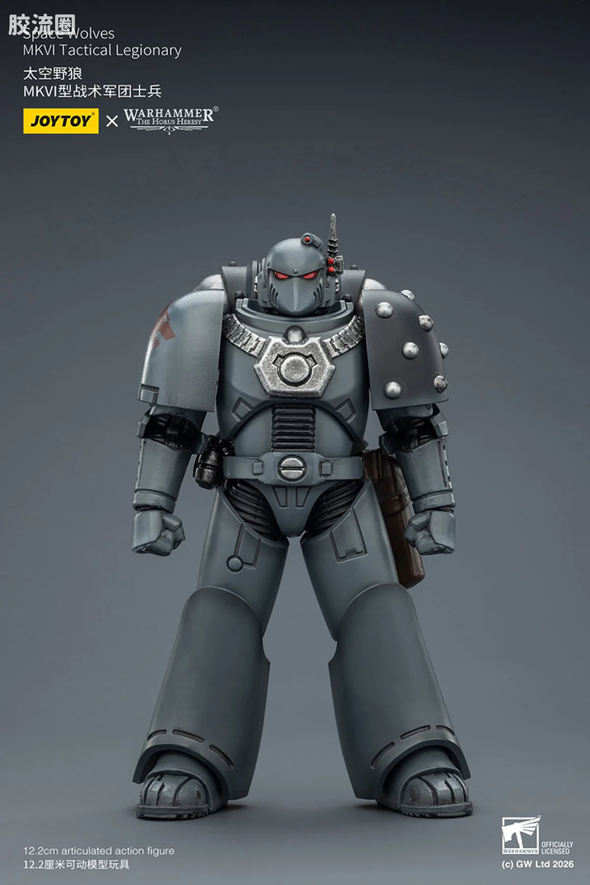 JOYTOY x 战锤40K 太空野狼 HH太空野狼 MK6型战术军团士兵 - 图片