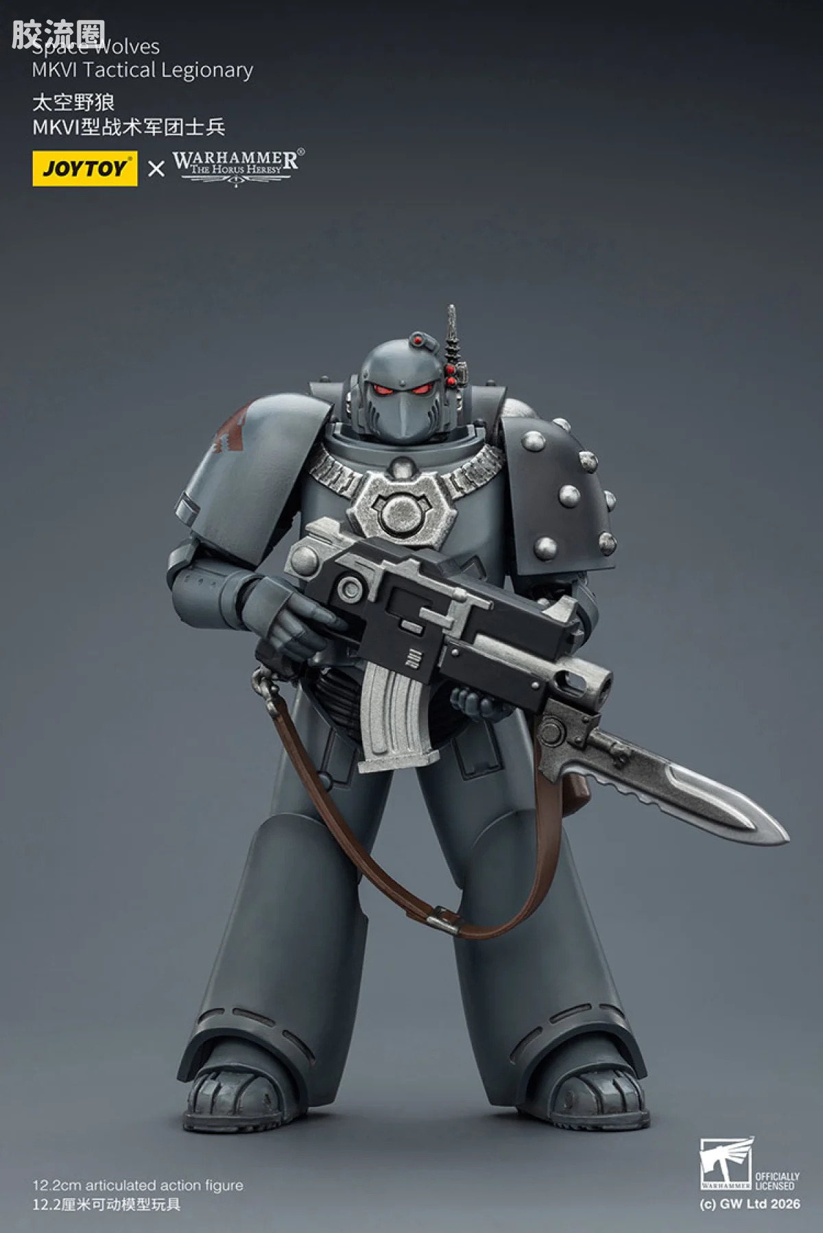 JOYTOY x 战锤40K 太空野狼 HH太空野狼 MK6型战术军团士兵 - 图片