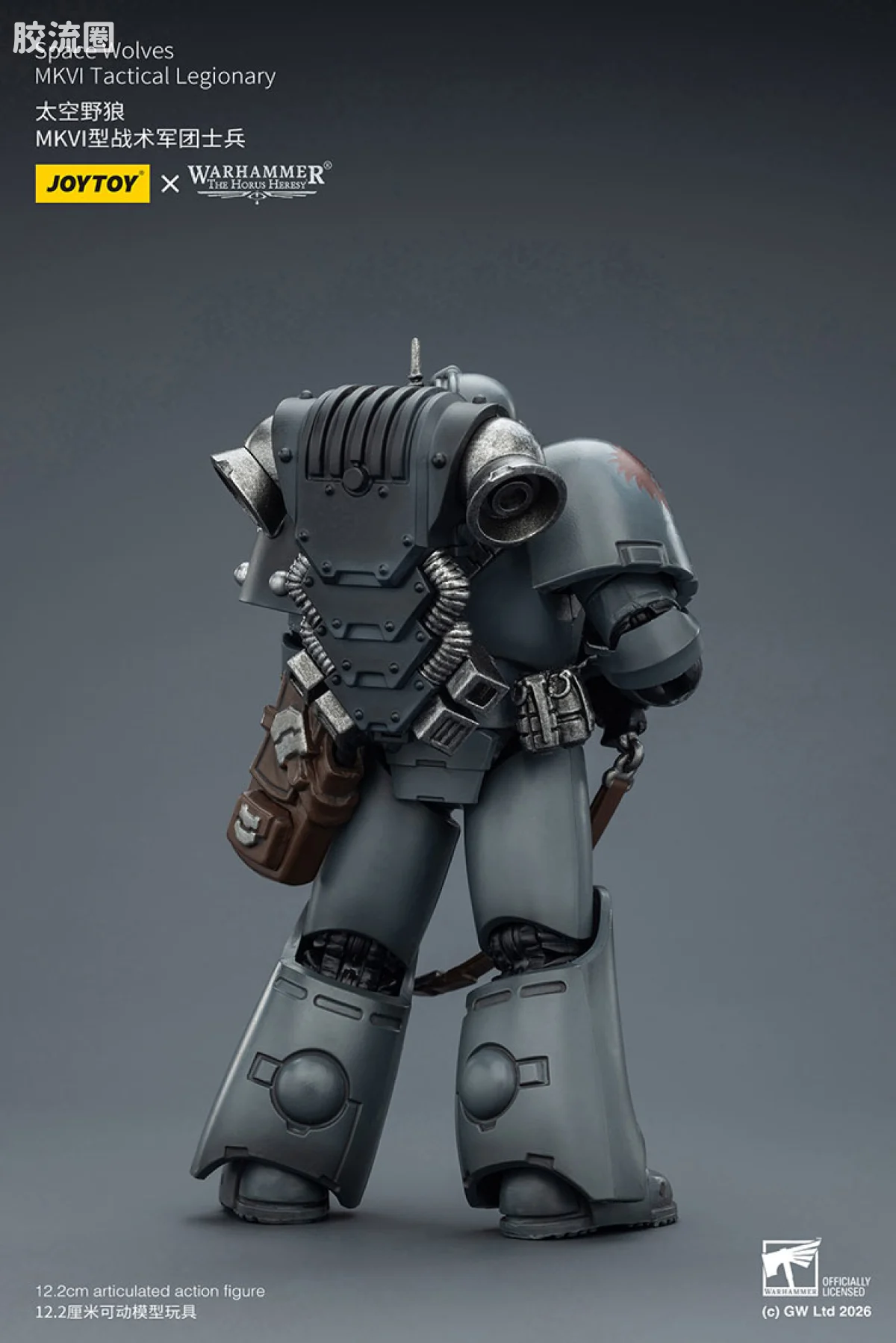JOYTOY x 战锤40K 太空野狼 HH太空野狼 MK6型战术军团士兵 - 图片