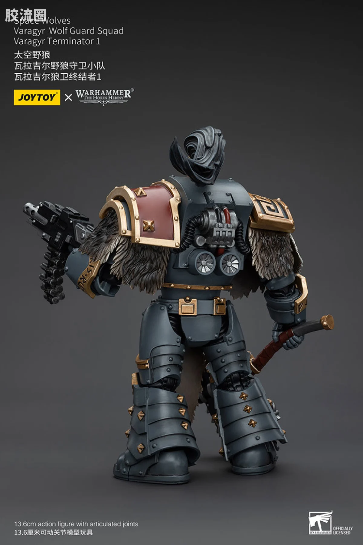 JOYTOY x 战锤40K 太空野狼 HH太空野狼 瓦拉吉尔野狼守卫小队 - 图片