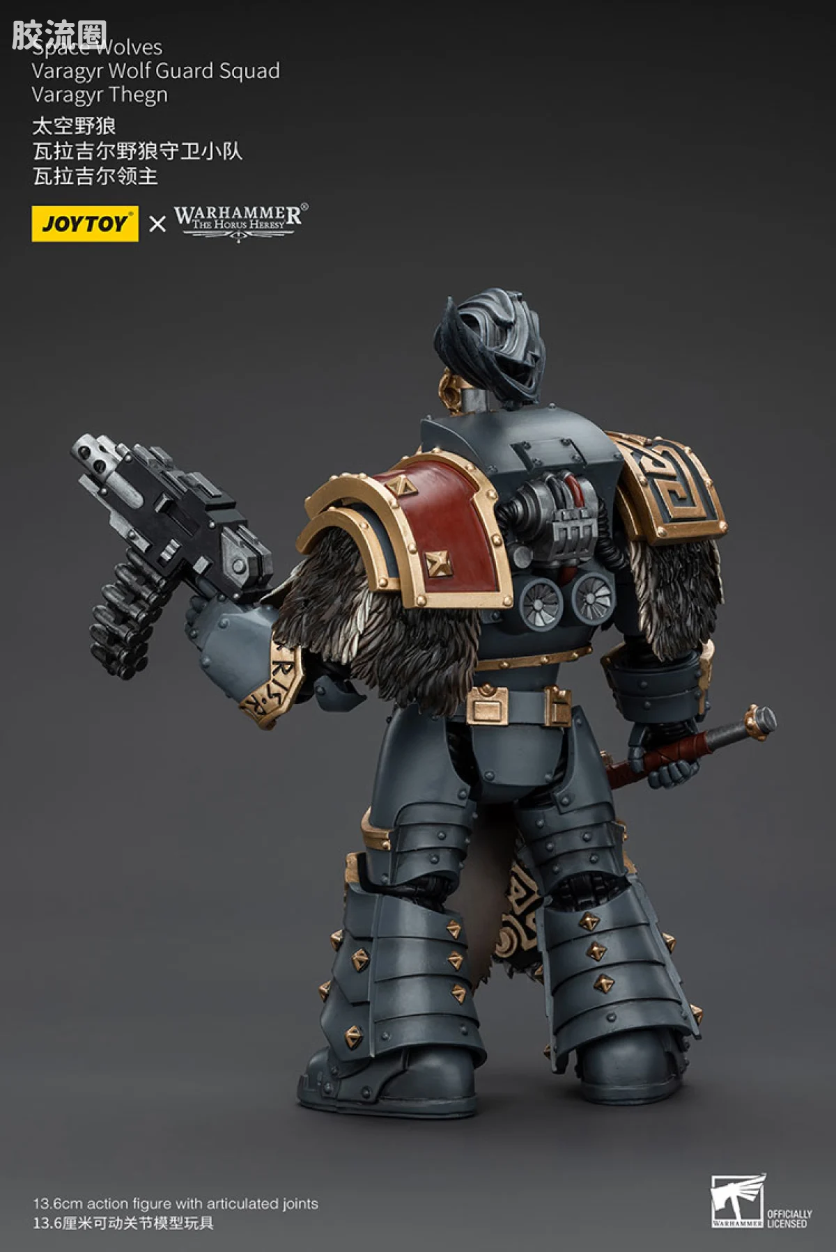 JOYTOY x 战锤40K 太空野狼 HH太空野狼 瓦拉吉尔野狼守卫小队 - 图片