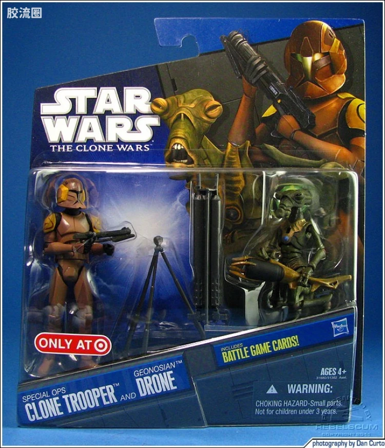星球大战 THE CLONE WARS 特别版 Special Ops Clone Trooper & Geonosian Drone