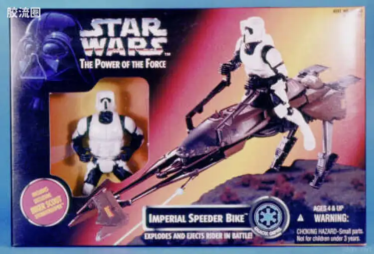 星球大战 THE POWER OF THE FORCE 载具系列 Speeder Bike with Scout Trooper