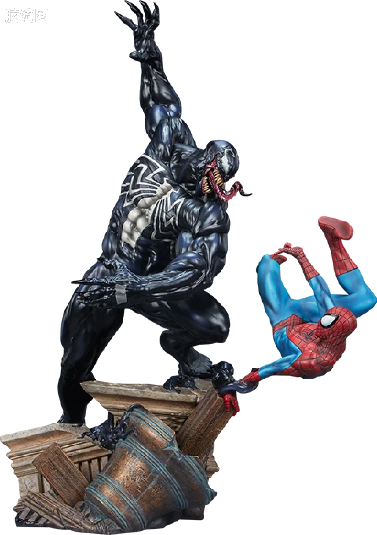 sideshow静态模型系列 Maquette Marvel 蜘蛛侠对毒液 - 图片