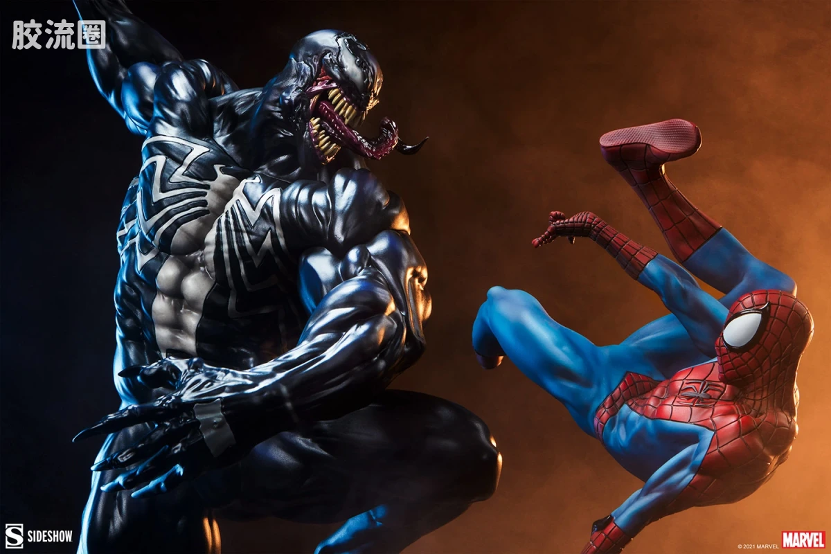 sideshow静态模型系列 Maquette Marvel 蜘蛛侠对毒液 - 图片