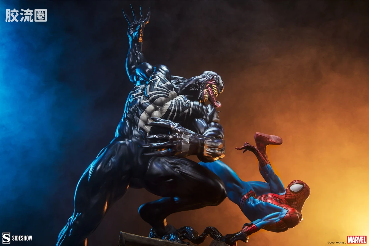 sideshow静态模型系列 Maquette Marvel 蜘蛛侠对毒液 - 图片