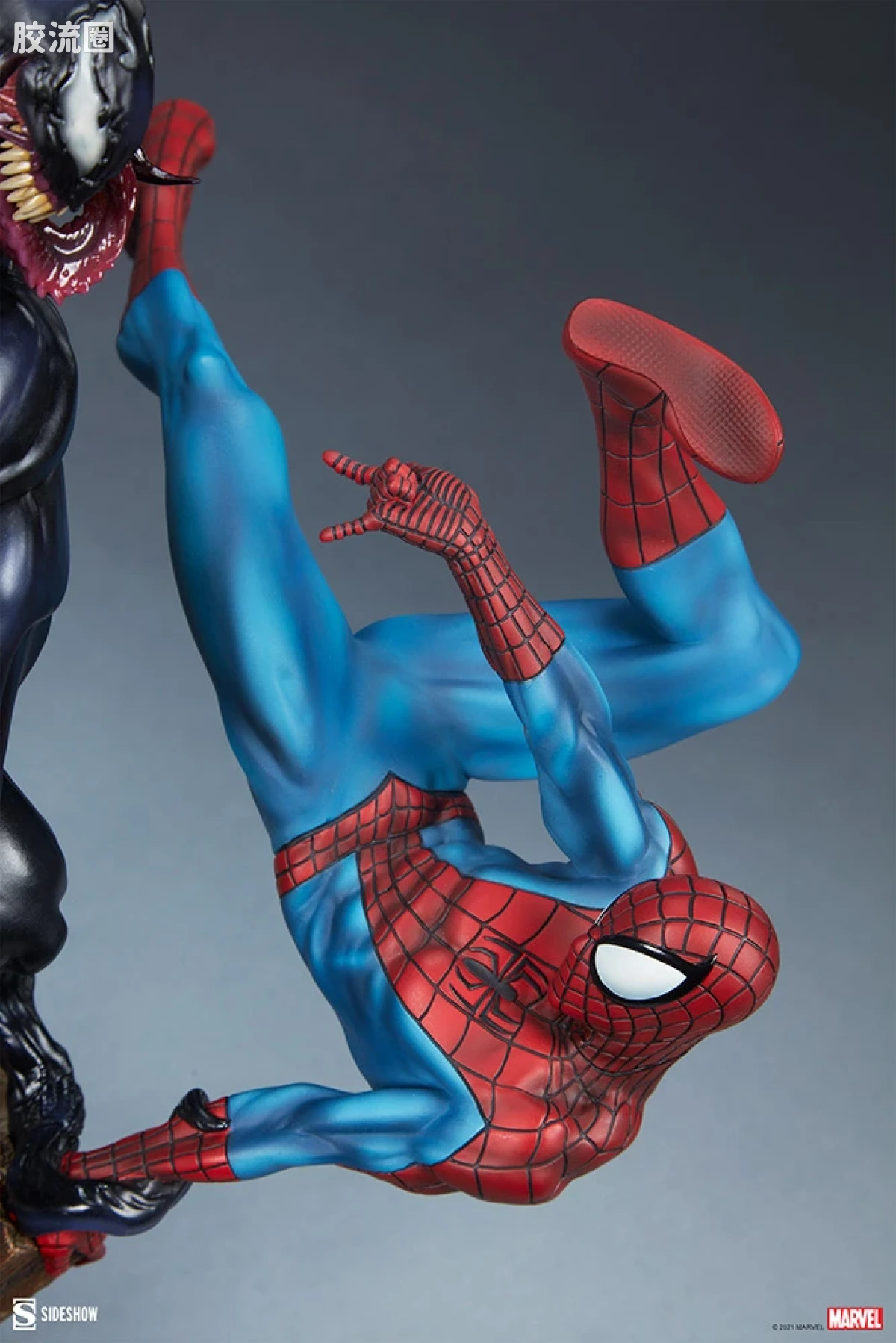 sideshow静态模型系列 Maquette Marvel 蜘蛛侠对毒液 - 图片