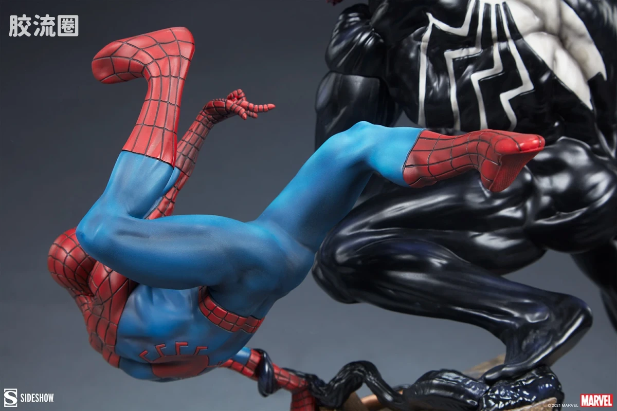 sideshow静态模型系列 Maquette Marvel 蜘蛛侠对毒液 - 图片