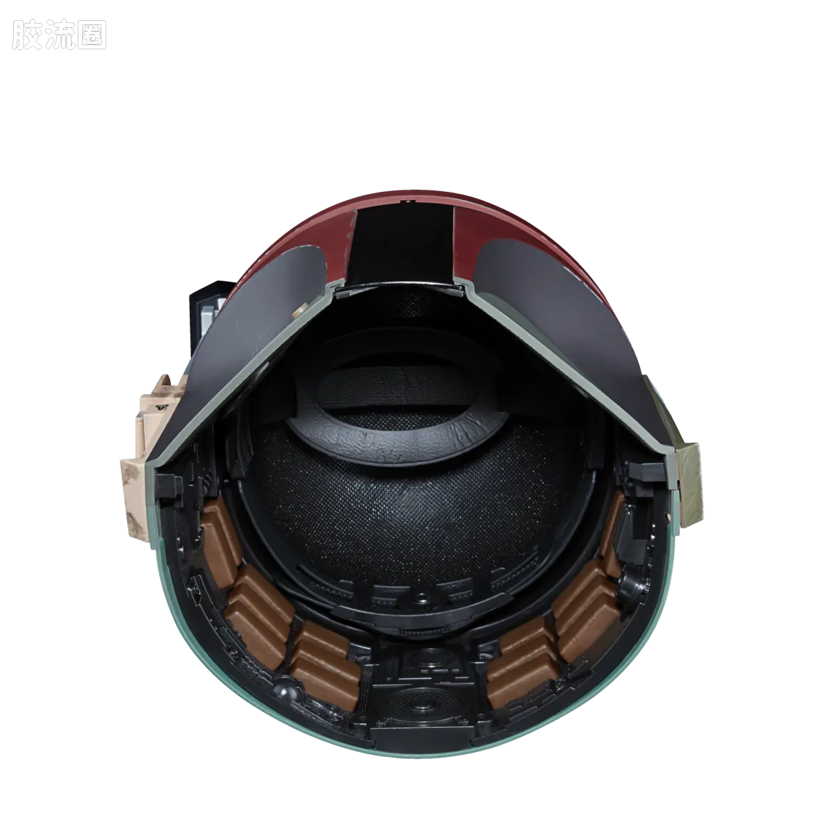 星球大战 THE BLACK SERIES 1/1头盔 波巴·费特（重装甲）高级电子头盔 - 图片