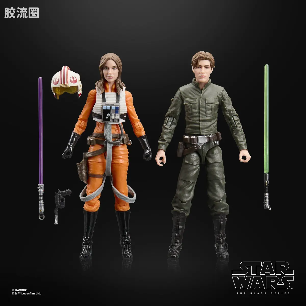星球大战 THE BLACK SERIES 普通版 杰娜·索罗 & 杰森·索罗 - 图片