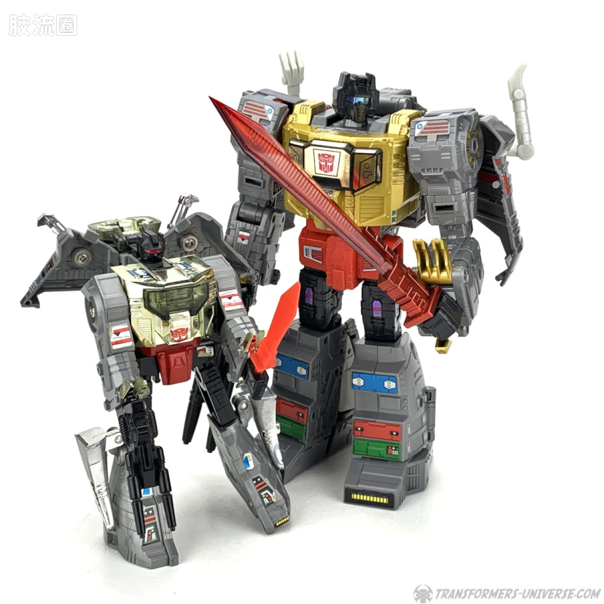 变形金刚SS 工作室系列 美版 86大电影 L级 钢锁&转轮 repack - 图片