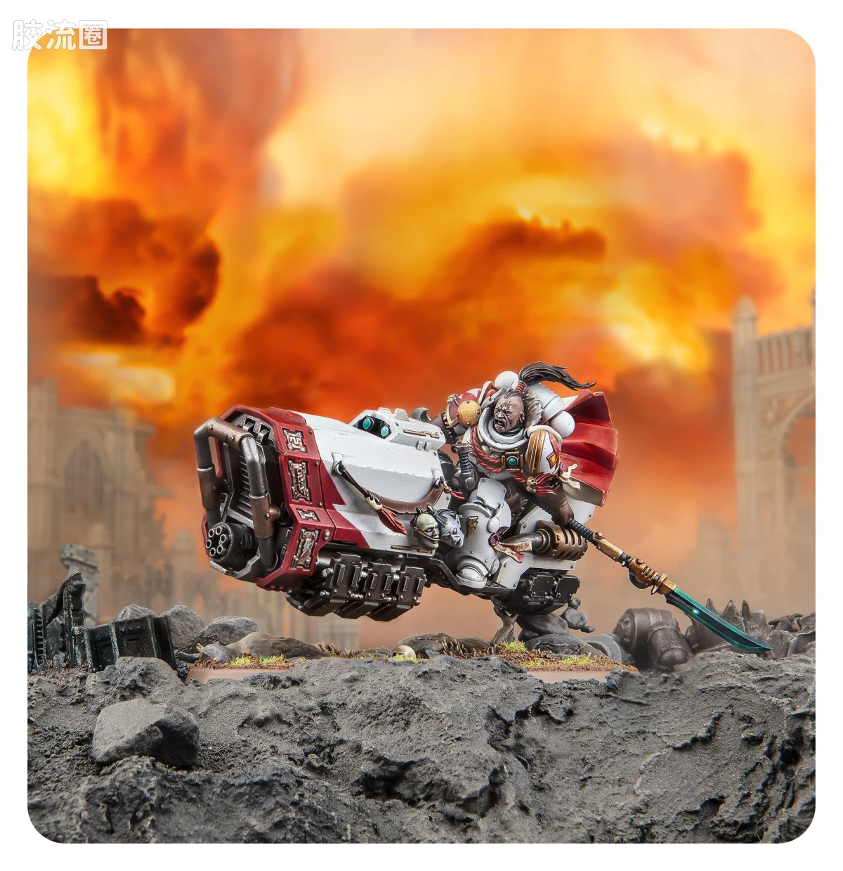 战锤40K Space Marines 星际战士各分支战团特有单位 10版 白疤 一连长 苏博登可汗 - 图片