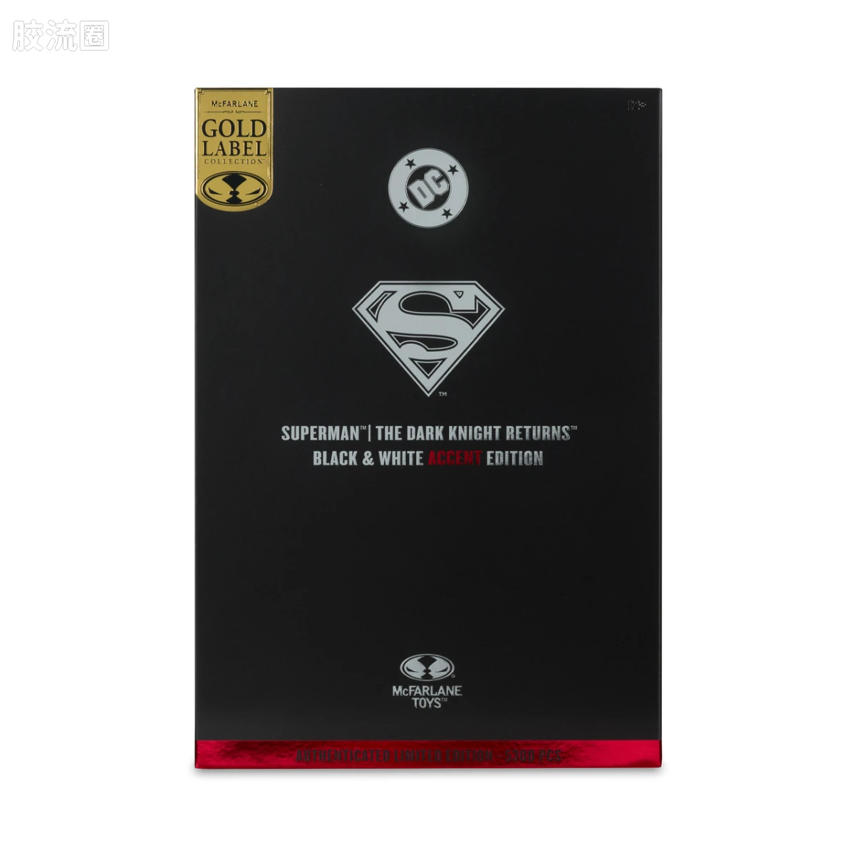 麦克法兰 DC多元宇宙/DC Direct 可动人偶系列 金标签收藏系列 超人（黑暗骑士归来）黑白点缀版 - 图片