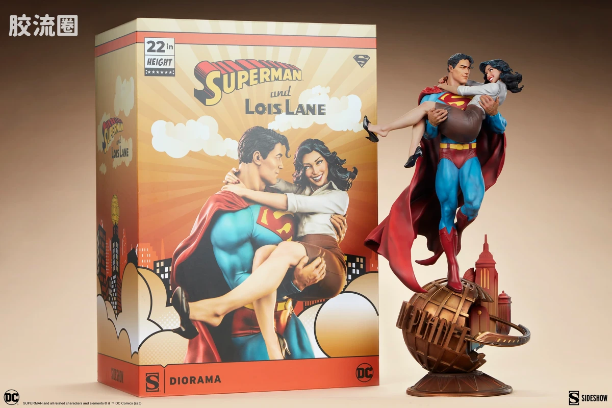 sideshow静态模型系列 Polystone Diorama 超人与露易丝·莱恩 - 图片