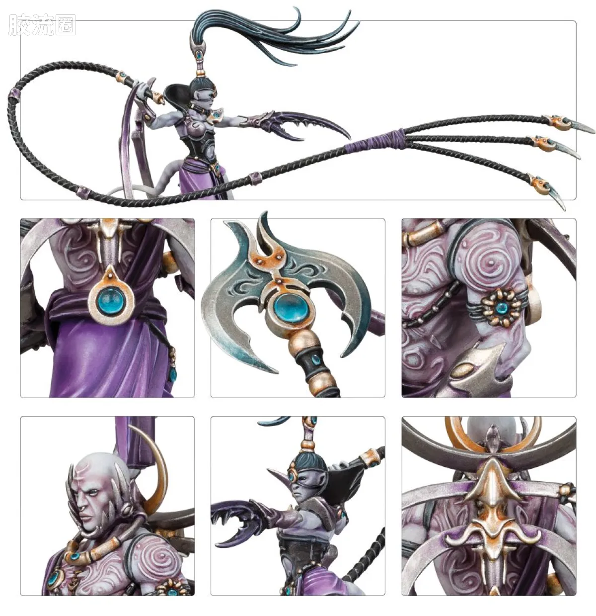 战锤40K Chaos Daemons 混沌恶魔 8版 色孽 希尔艾斯克 复仇忠侣 - 图片